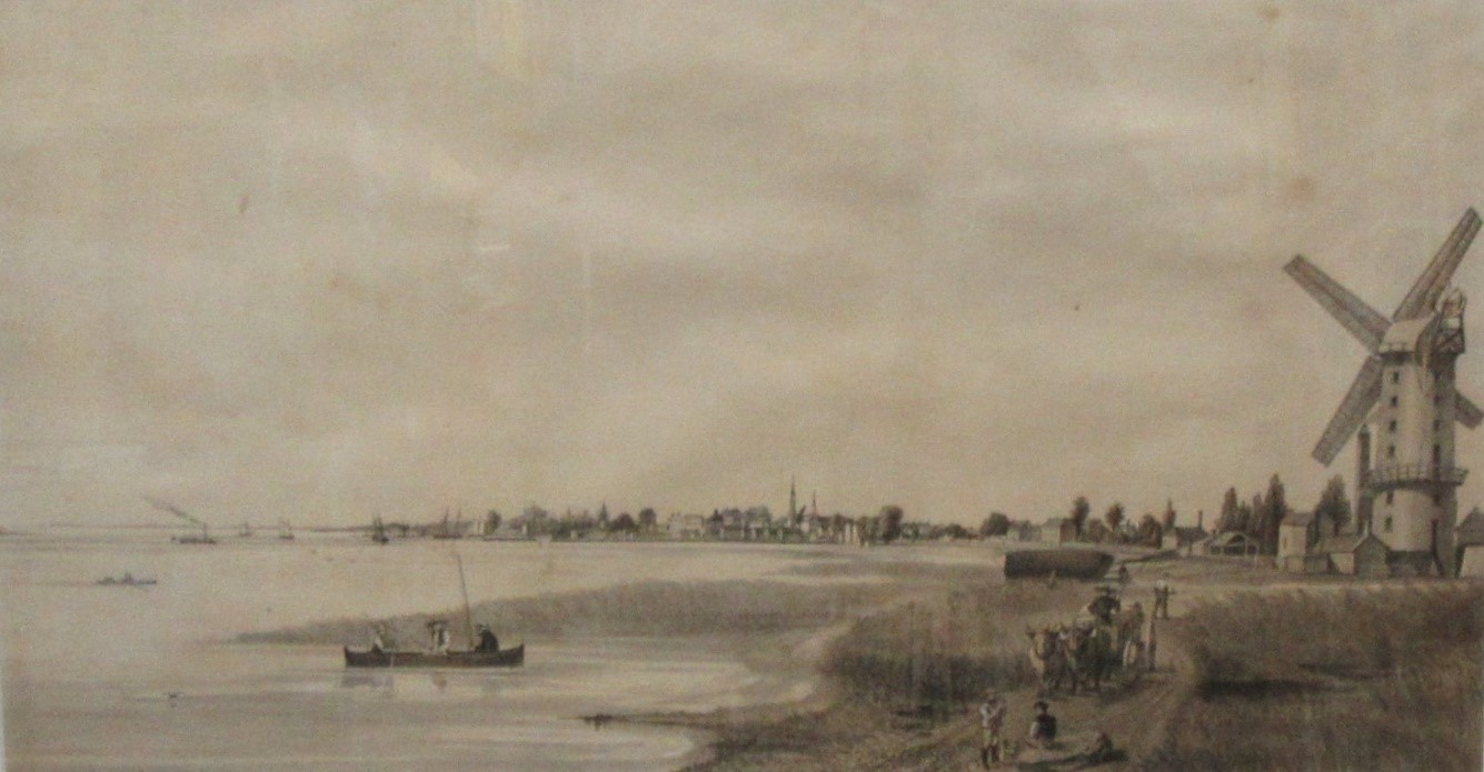 TIMPERLAKE, James (Publisher). Toronto In 1834. (Looking West). [OFFERED WITH:] Toronto In 1877. (Looking West). 
